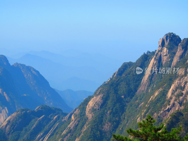 中国安徽黄山旅游风光