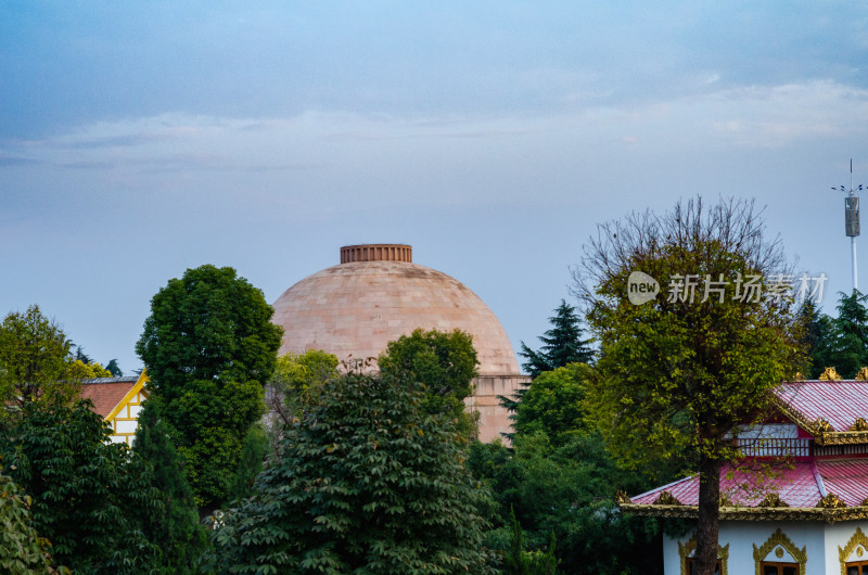 河南省洛阳市白马寺印度佛殿覆钵式穹窿顶建