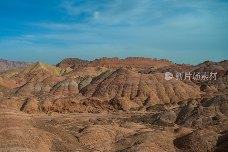 甘肃张掖七彩丹霞风景