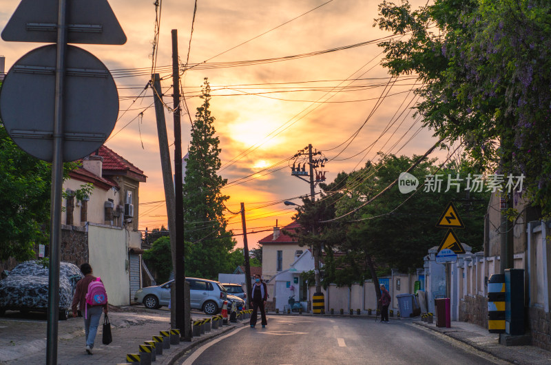 青岛老城的的小路