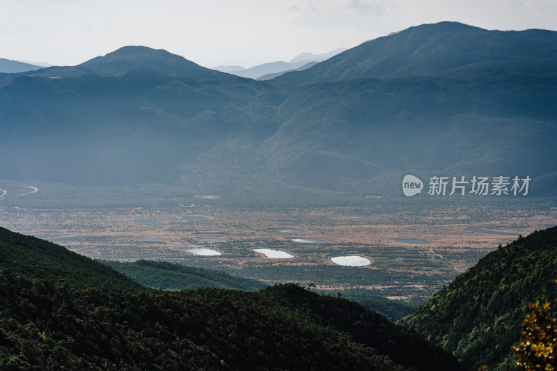 丽江玉龙雪山干河坝山脊线