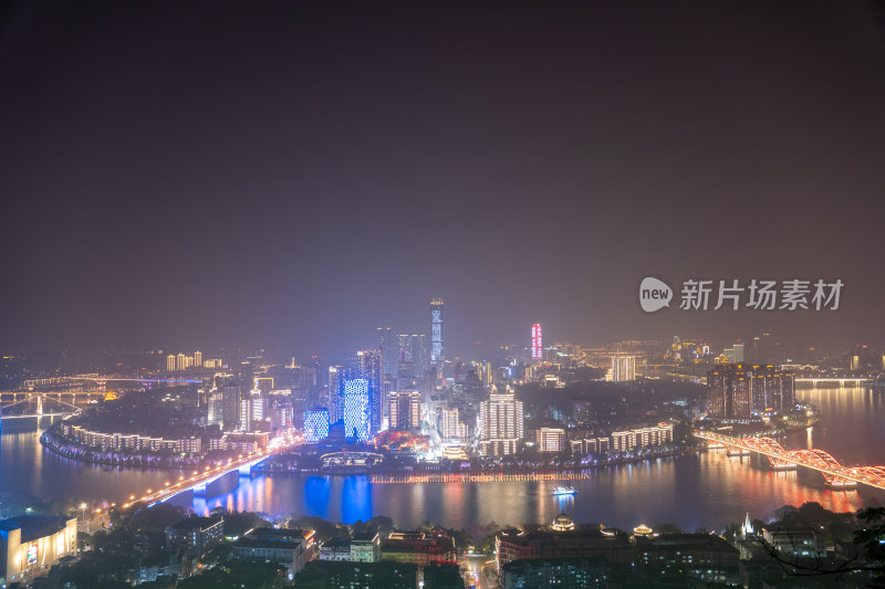 广西柳州城市夜景