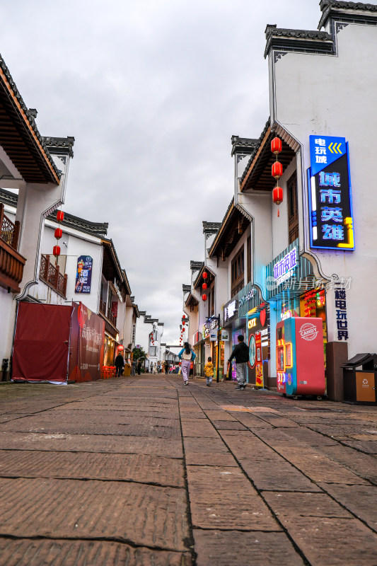 黄山市屯溪老街城市风光