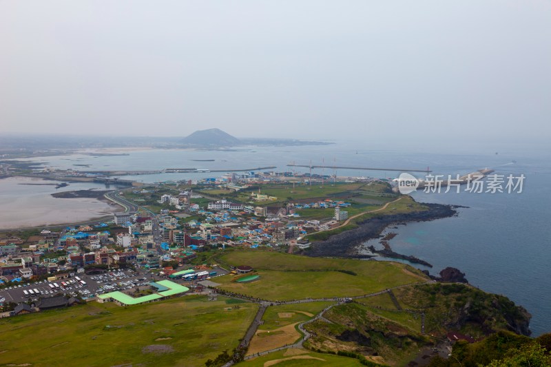 韩国济州岛成山日出峰