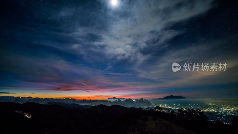 印尼巴厘岛布罗莫火山星空