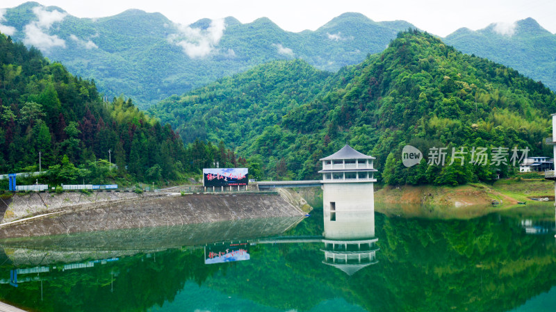 湖北恩施车坝河水库风景水资源