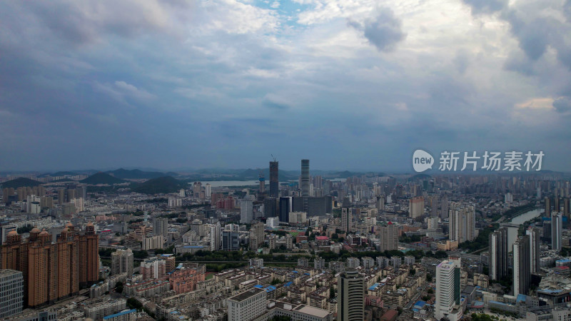 江苏徐州城市大景高楼航拍