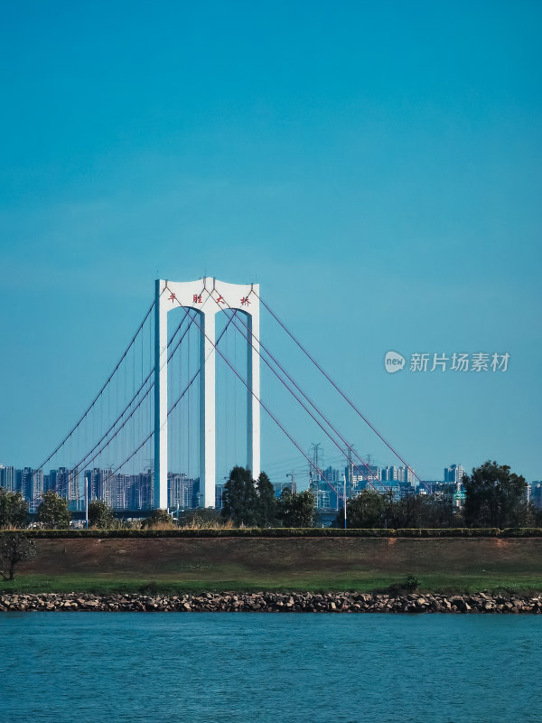 佛山市东平河江景半月岛湿地公园