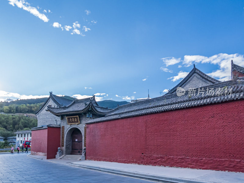 山西五台山普寿寺风景