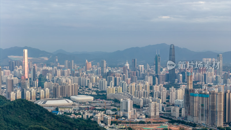 深圳罗湖中心区建筑群