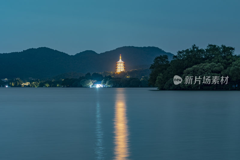 杭州西湖雷峰风景