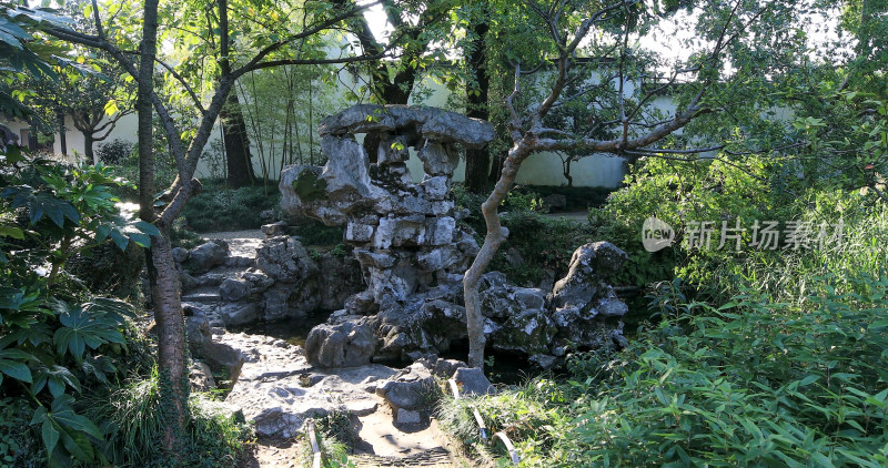 中国传统园林的石景