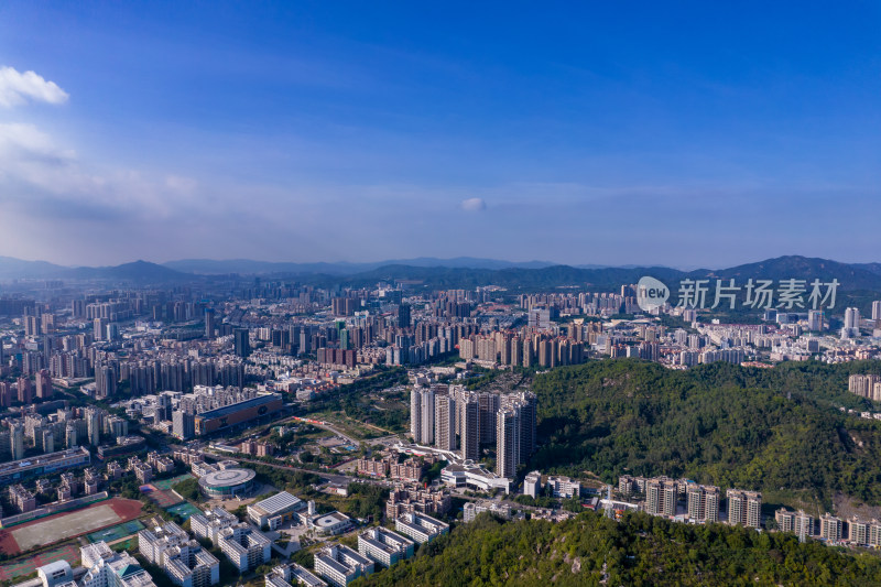 广东珠海城市大景航拍摄影图