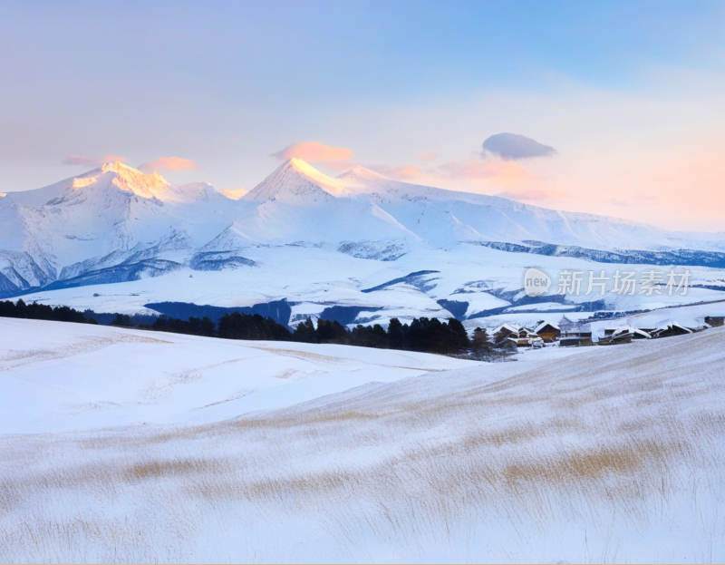 高山雪地