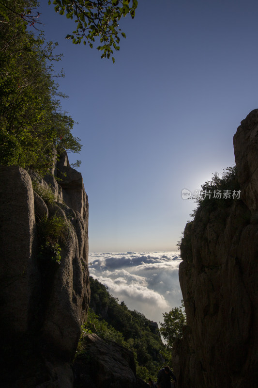 泰山云海奇观