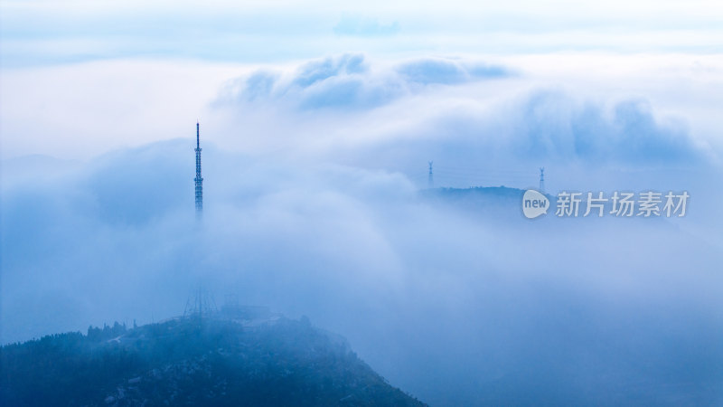 层峦叠嶂的山东枣庄石榴园景区