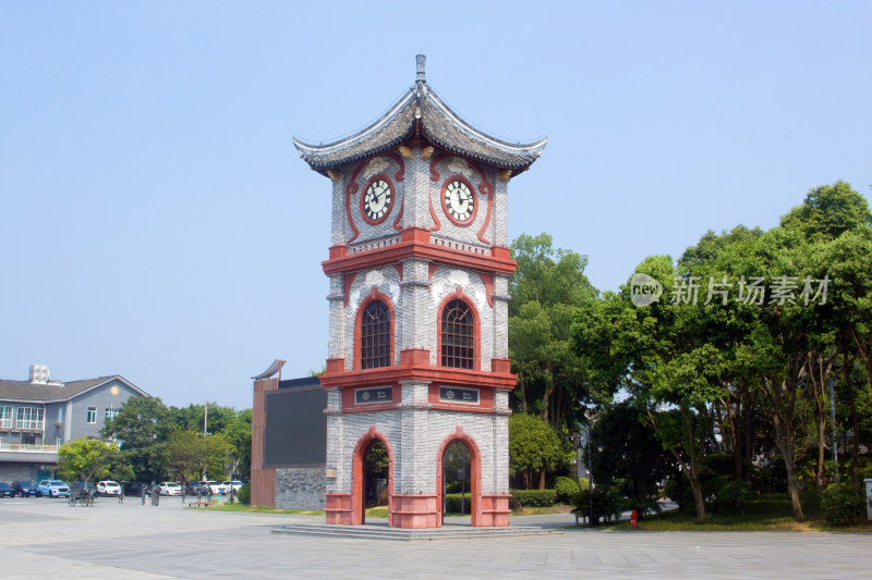 乡村古镇安仁公馆古建筑