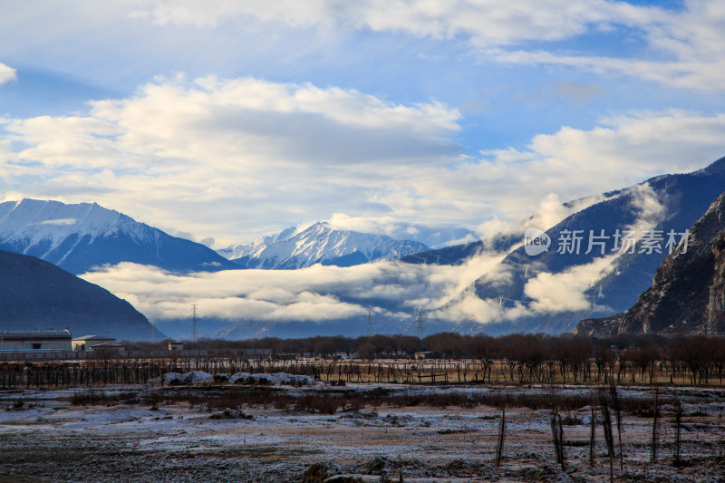 中国西藏林芝尼洋河雅尼国家湿地公园