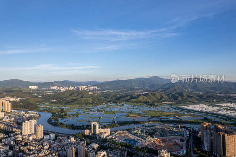 香港北区航拍图