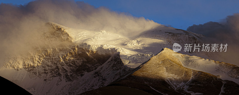 P1035919西藏，阿里，雪山，雪域，云，夕阳