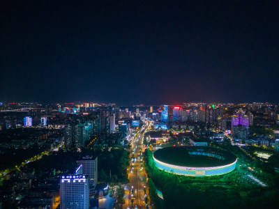 四川泸州夜景泸州大景