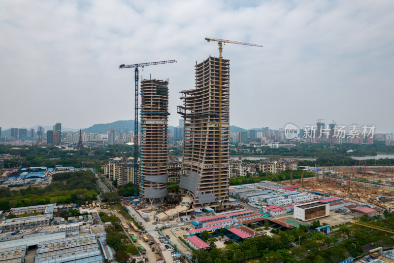 深圳湾超级总部基地建设工地