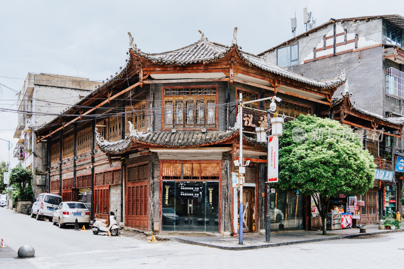 毕节大方县奢香路街区