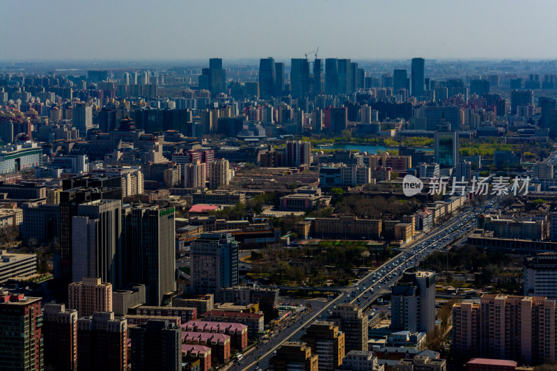 在中央电视塔上俯瞰城市风景-DSC_8062