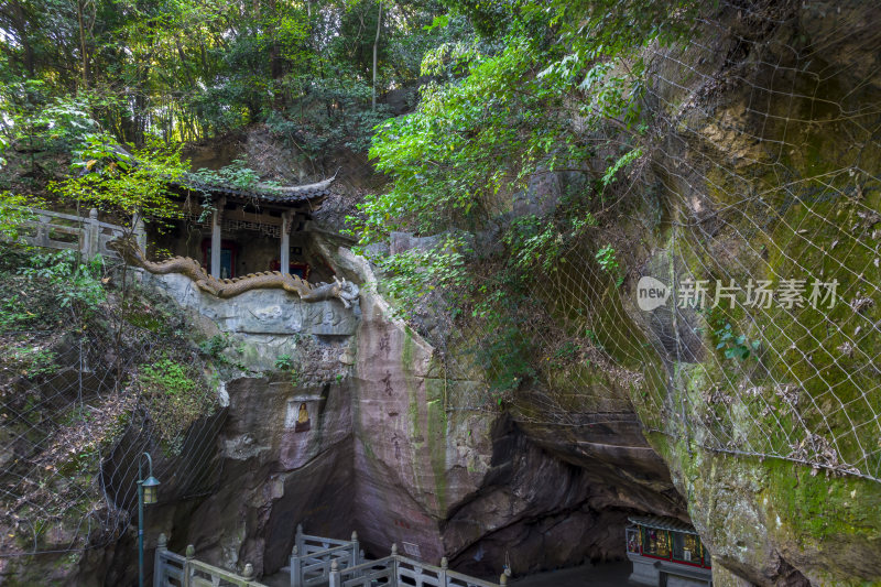 杭州宝石山景区金鼓洞景点