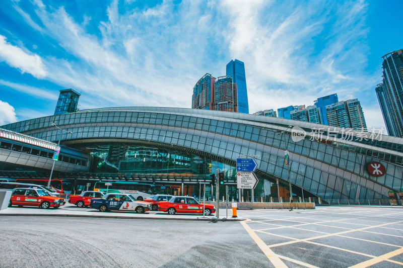 香港九龙城区城市风光