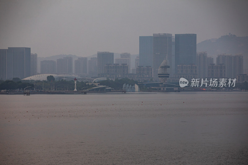 山东日照万平口海滨海岸景观