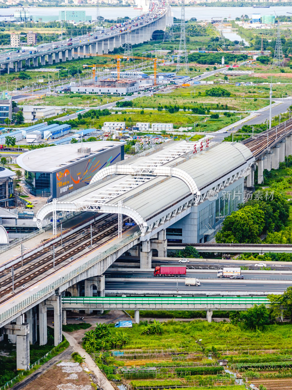 中国广东省广州市南沙区庆盛站