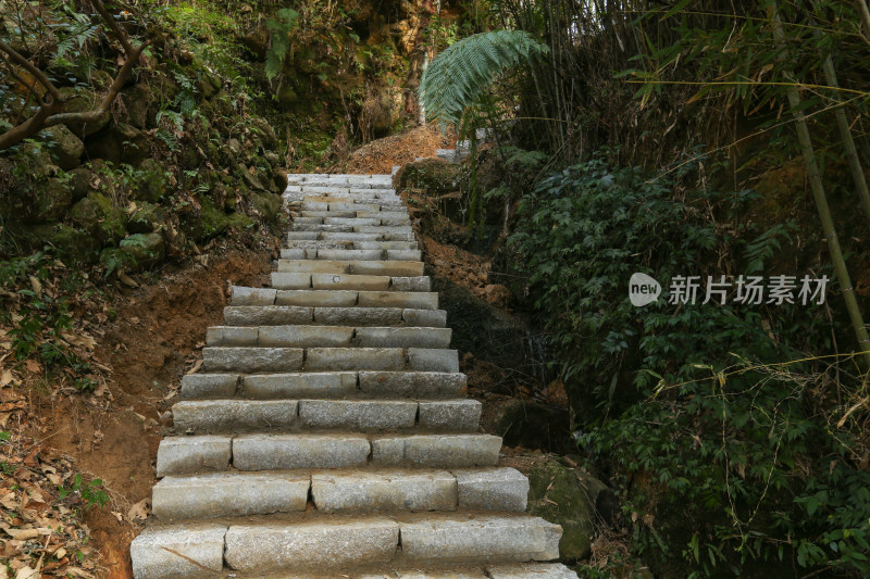 畲乡古道乡村石头路