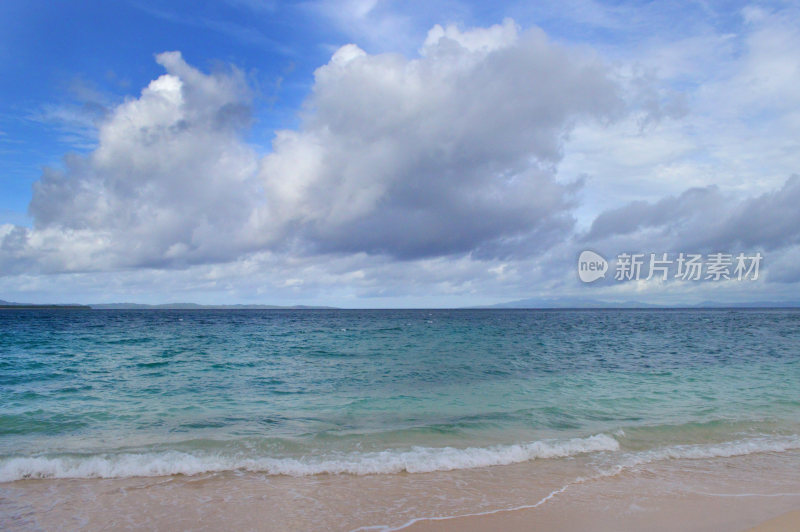 海滩沙滩海岸线