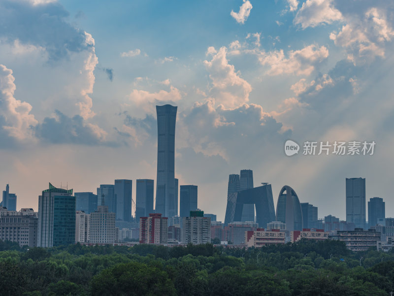 宣传册 北京 CBD 鸟瞰 全景