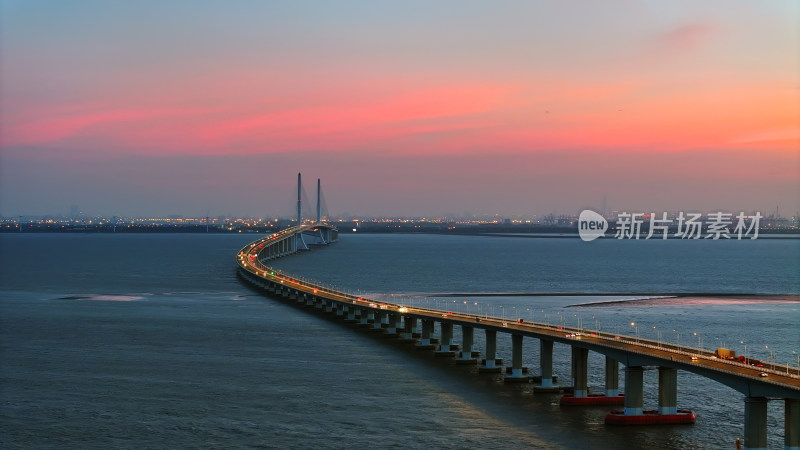 上海长江大桥夜景