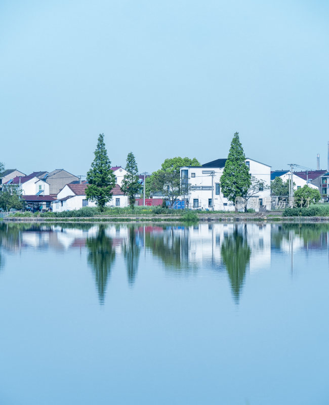 绍兴江南水乡东鉴湖风景