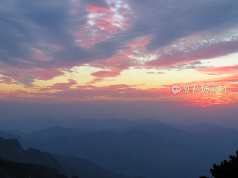 中国安徽黄山旅游风光