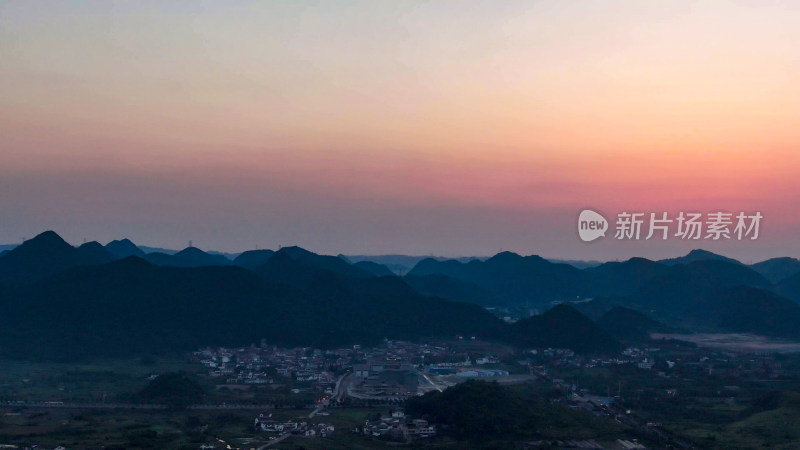 贵阳青岩古镇日出