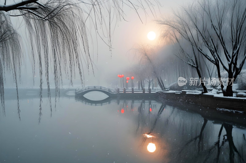 冬天背景大寒雪景壁纸