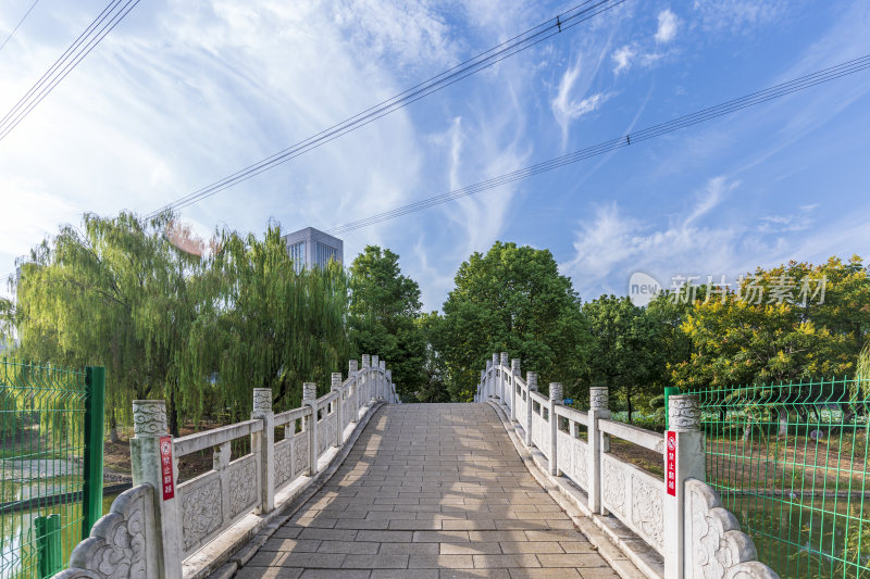 武汉江夏区谭鑫培公园风景