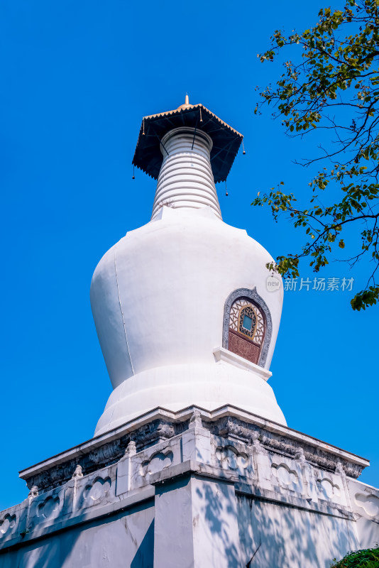 扬州蜀冈-瘦西湖风景名胜区白塔建筑