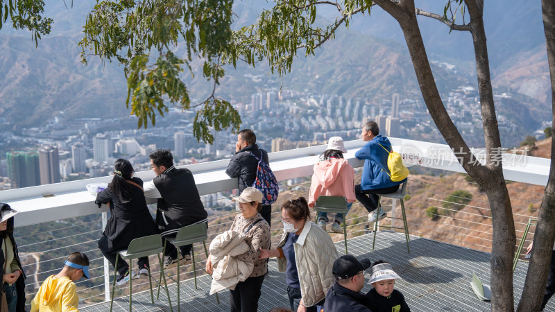 春节期间攀枝花市东华山山体体育公园综合