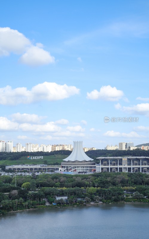 广西南宁国际会展中心城市风光建筑