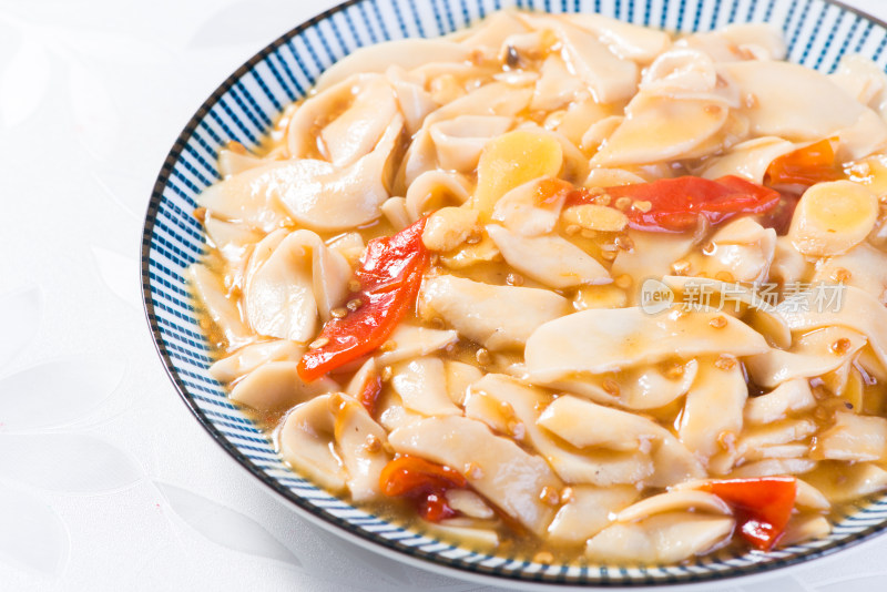 中国传统家常菜之酸辣杏鲍菇