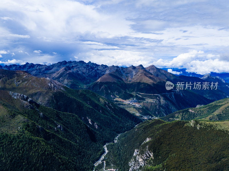 四川稻城亚丁旅游区美丽风光