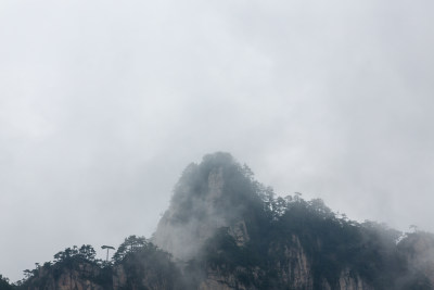 云海中的大明山