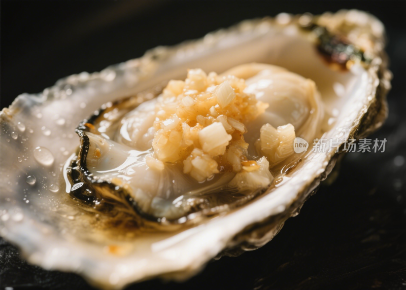 生蚝烤生蚝清蒸生蚝海鲜餐饮美食