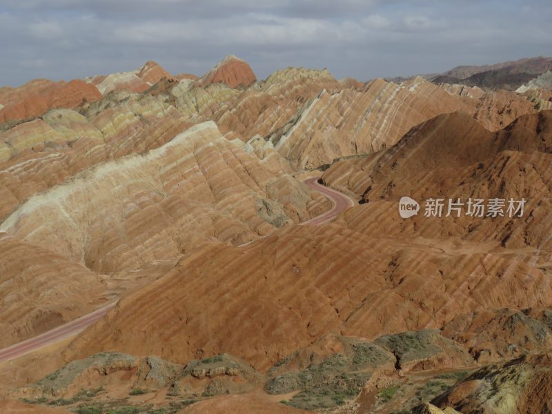 甘肃张掖七彩丹霞风景区旅游风光