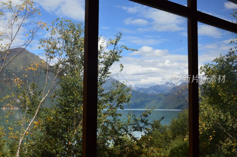 西藏巴松措景区风景